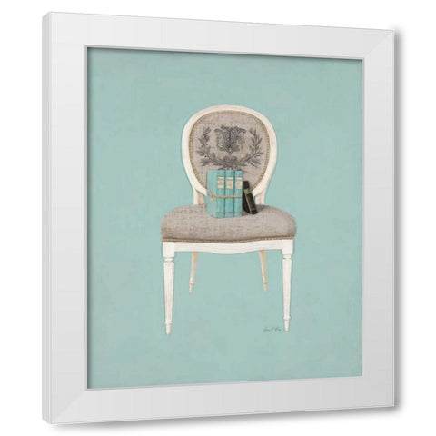 Linen Chaise 1 White Modern Wood Framed Art Print by Fisk, Arnie