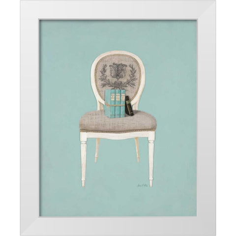 Linen Chaise 1 White Modern Wood Framed Art Print by Fisk, Arnie