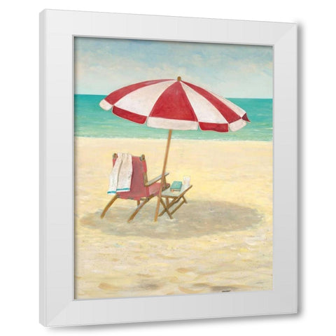 Holiday Time White Modern Wood Framed Art Print by Fisk, Arnie