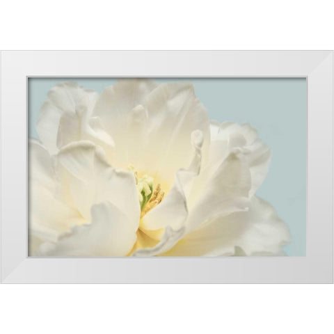 Now Serene White Modern Wood Framed Art Print by Greenwood, Julie