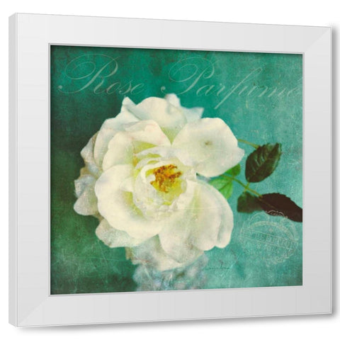 Luscious Petals White Modern Wood Framed Art Print by Atria, Cristin