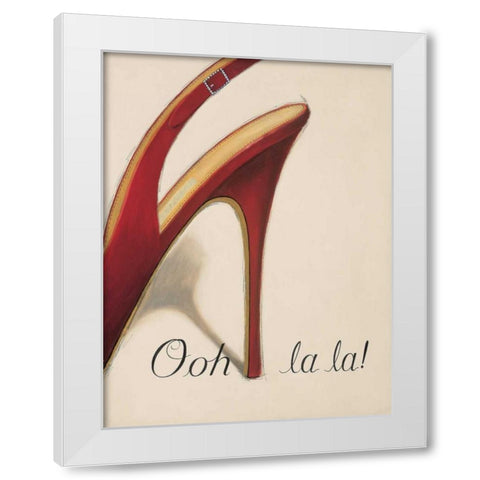 Ooh La La  White Modern Wood Framed Art Print by Fabiano, Marco