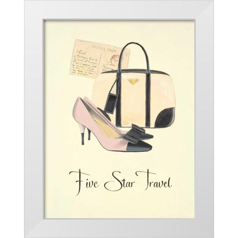 Jet Setter 4 White Modern Wood Framed Art Print by Fabiano, Marco