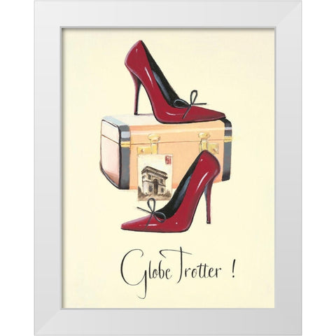 JET SETTER 5 White Modern Wood Framed Art Print by Fabiano, Marco