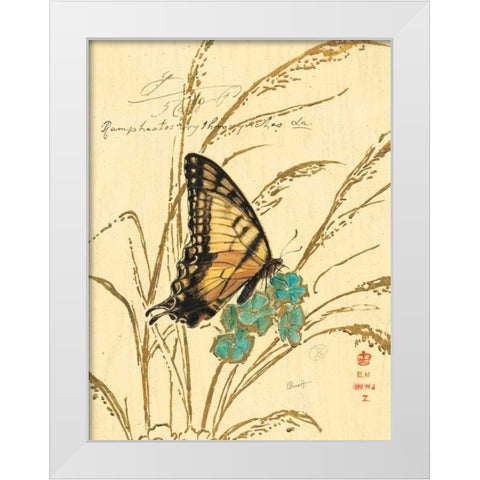 Natures Curiosities 1 White Modern Wood Framed Art Print by Barrett, Chad