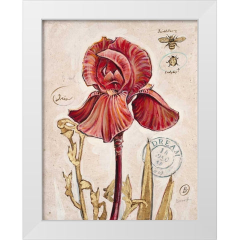 Ruby Collection 2 White Modern Wood Framed Art Print by Barrett, Chad