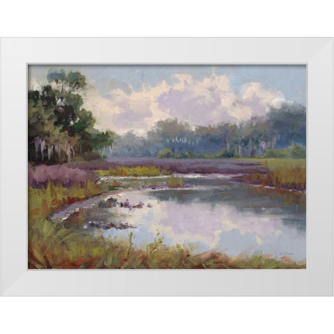 Countryside Hues White Modern Wood Framed Art Print by Schultz-McGannon, Jill