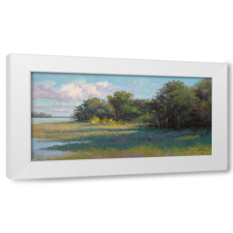 Countryside Afternoon White Modern Wood Framed Art Print by Schultz-McGannon, Jill