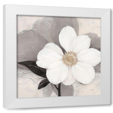 Midday Bloom White Modern Wood Framed Art Print by Stoyanov, Ivo