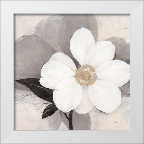 Midday Bloom White Modern Wood Framed Art Print by Stoyanov, Ivo