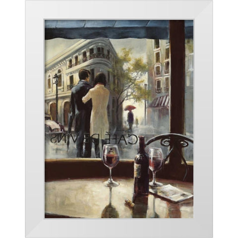 After The Rain White Modern Wood Framed Art Print by Heighton, Brent