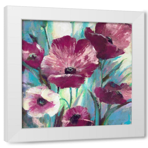 Morning Bloom 1 White Modern Wood Framed Art Print by Heighton, Brent