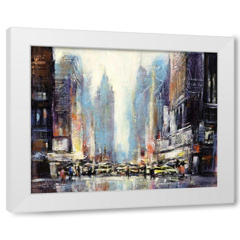 Architecture of Light White Modern Wood Framed Art Print by Heighton, Brent