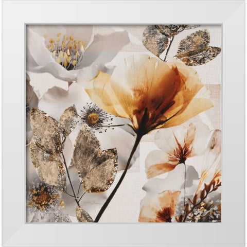 Happy Days White Modern Wood Framed Art Print by Theodosiou, Matina