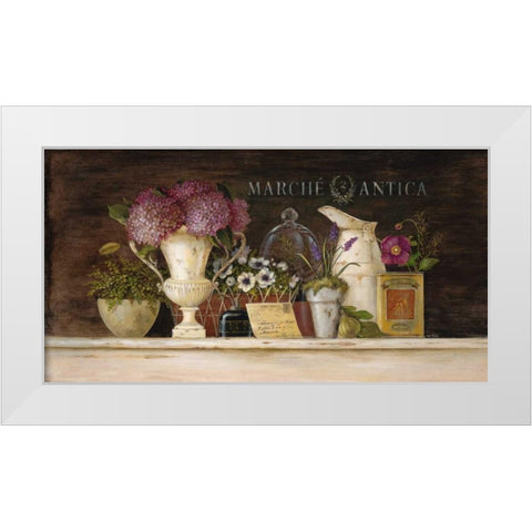 Marche Antica Vignette White Modern Wood Framed Art Print by Staehling, Angela
