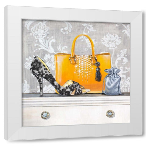 Fashionably Prepared White Modern Wood Framed Art Print by Staehling, Angela