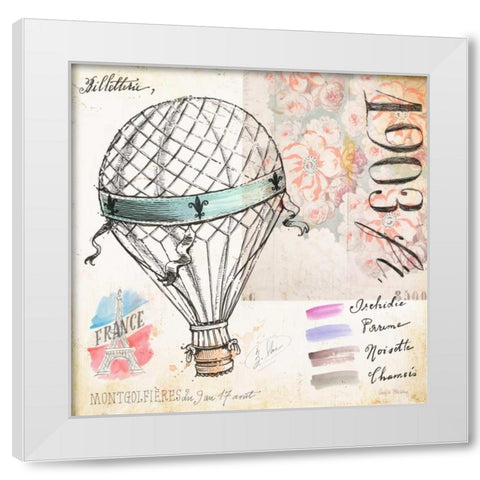 Gustave Eiffel Sketchbook White Modern Wood Framed Art Print by Staehling, Angela