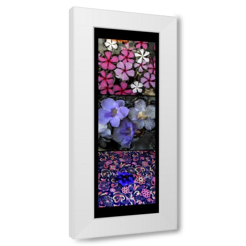 Floral Pond White Modern Wood Framed Art Print by Rauscher, Michel