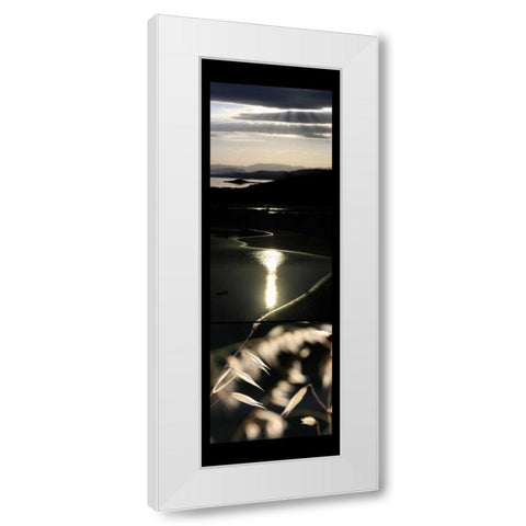 Moon Light Enchantment  White Modern Wood Framed Art Print by Rauscher, Michel