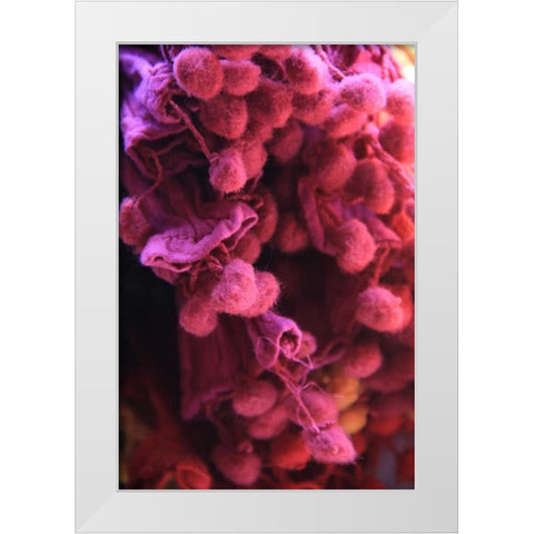 Global Pinks 1 White Modern Wood Framed Art Print by Rauscher, Michel