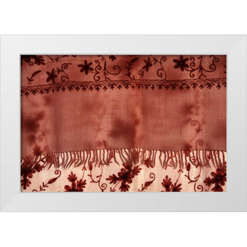 Global Pinks 3 White Modern Wood Framed Art Print by Rauscher, Michel