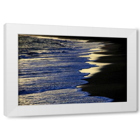 Sunset Enchantment 2 White Modern Wood Framed Art Print by Rauscher, Michel