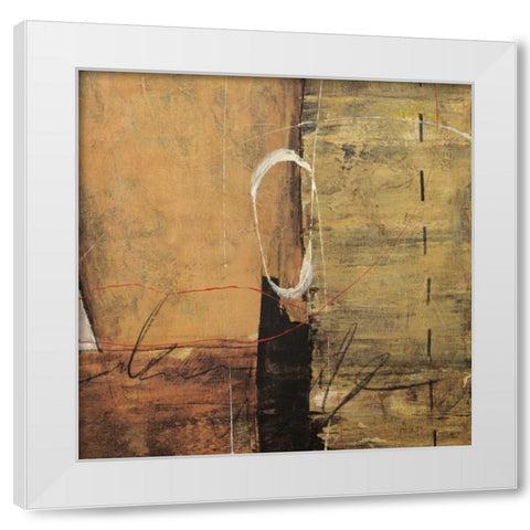 Enfoque X White Modern Wood Framed Art Print by Villarreal Villarreal, Gabriela