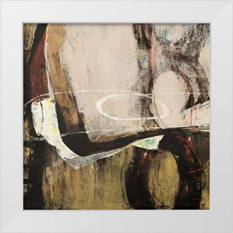 Cadenas XI White Modern Wood Framed Art Print by Villarreal Villarreal, Gabriela