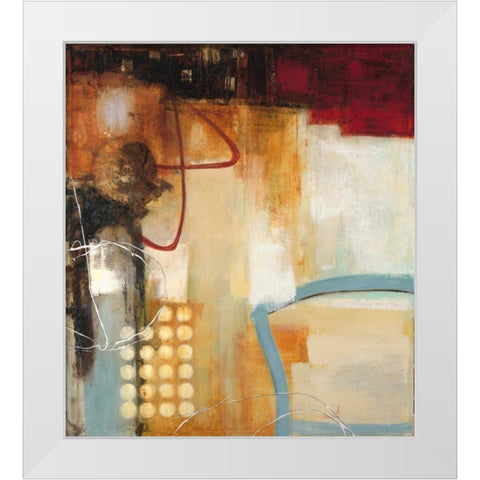 Kinetic Source White Modern Wood Framed Art Print by Villarreal Villarreal, Gabriela
