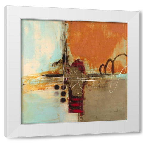 Before Phase White Modern Wood Framed Art Print by Villarreal Villarreal, Gabriela