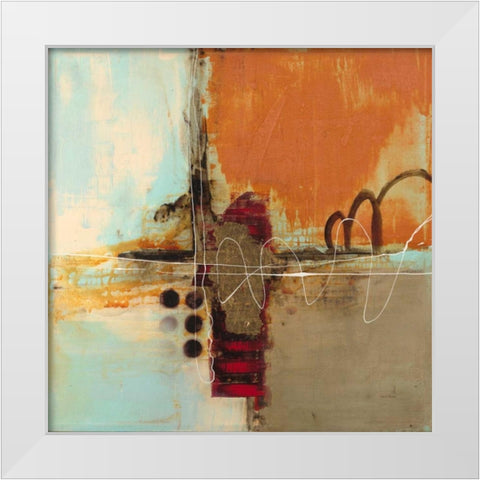 Before Phase White Modern Wood Framed Art Print by Villarreal Villarreal, Gabriela