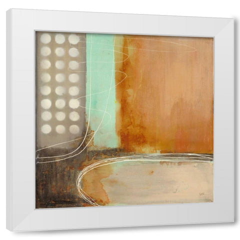 Sheer Happiness White Modern Wood Framed Art Print by Villarreal Villarreal, Gabriela
