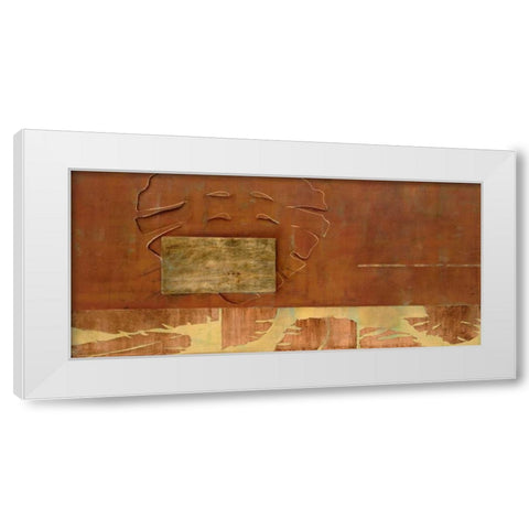 Tropical Story White Modern Wood Framed Art Print by Villarreal Villarreal, Gabriela