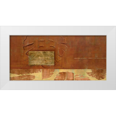 Tropical Story White Modern Wood Framed Art Print by Villarreal Villarreal, Gabriela