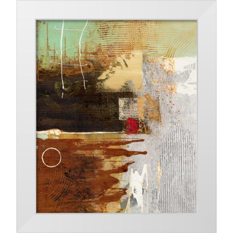 Silver Vision 1 White Modern Wood Framed Art Print by Villarreal Villarreal, Gabriela