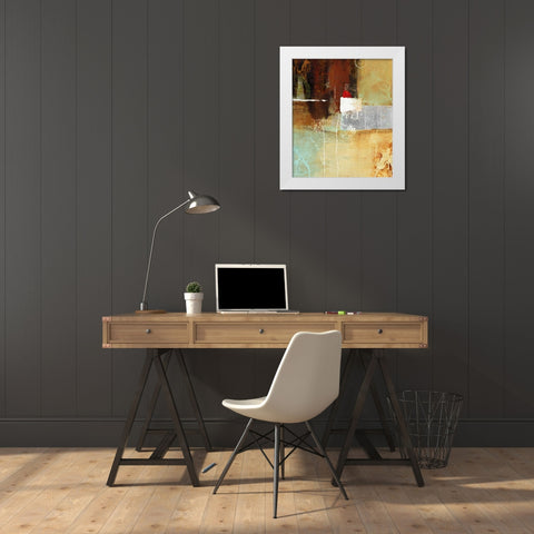Silver Vision 2 White Modern Wood Framed Art Print by Villarreal Villarreal, Gabriela