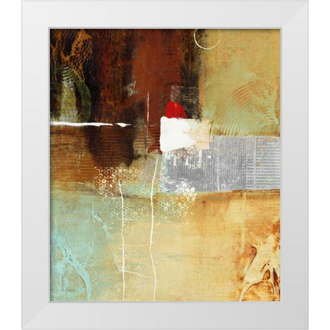 Silver Vision 2 White Modern Wood Framed Art Print by Villarreal Villarreal, Gabriela