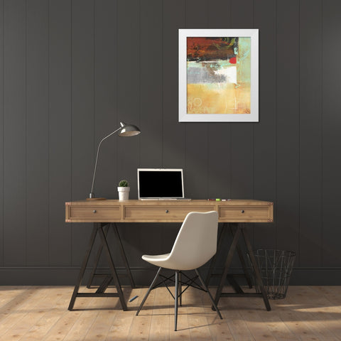Silver Story 2 White Modern Wood Framed Art Print by Villarreal Villarreal, Gabriela