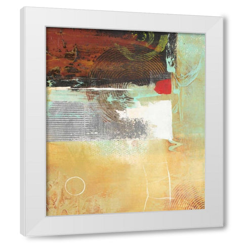 Silver Story 2 White Modern Wood Framed Art Print by Villarreal Villarreal, Gabriela