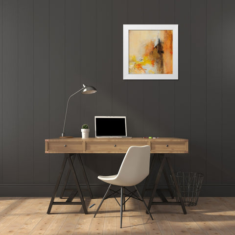 Livre Series 2 White Modern Wood Framed Art Print by Villarreal Villarreal, Gabriela