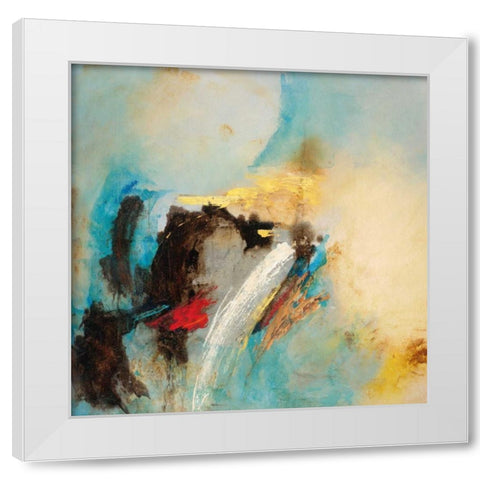 Serena Series 1 White Modern Wood Framed Art Print by Villarreal Villarreal, Gabriela