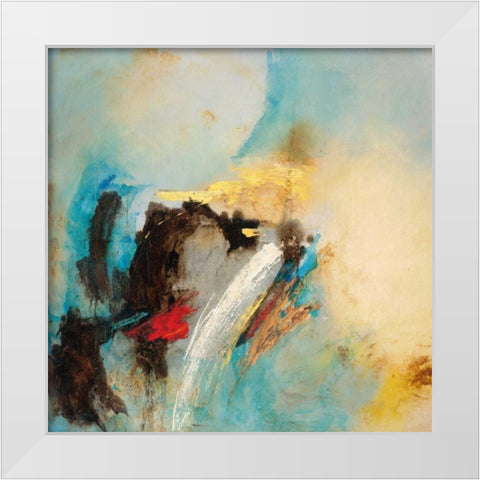 Serena Series 1 White Modern Wood Framed Art Print by Villarreal Villarreal, Gabriela