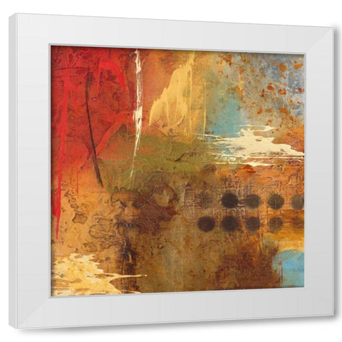 Data 2 White Modern Wood Framed Art Print by Villarreal Villarreal, Gabriela