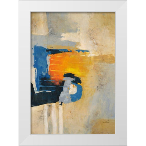 Focused 1 White Modern Wood Framed Art Print by Villarreal Villarreal, Gabriela