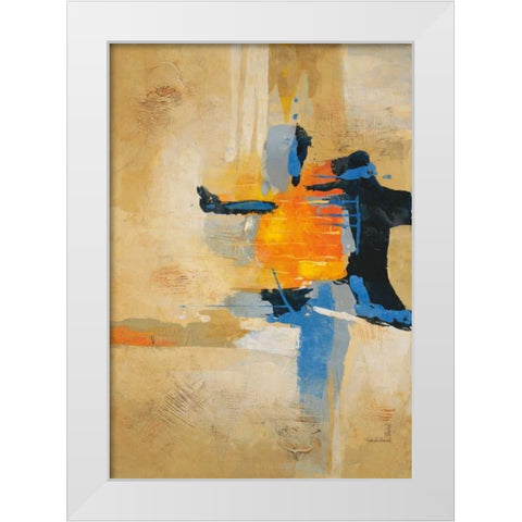 Focused 2 White Modern Wood Framed Art Print by Villarreal Villarreal, Gabriela