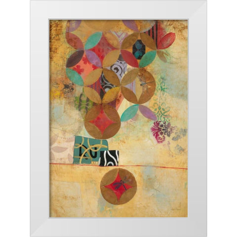 Modern Abstraction 2 White Modern Wood Framed Art Print by Villarreal Villarreal, Gabriela