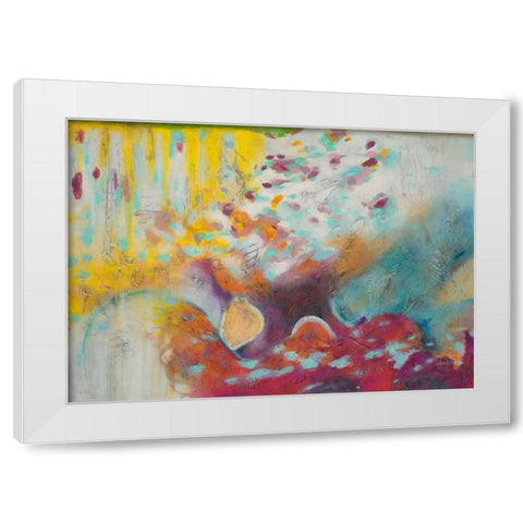 Ray of Light White Modern Wood Framed Art Print by Villarreal Villarreal, Gabriela