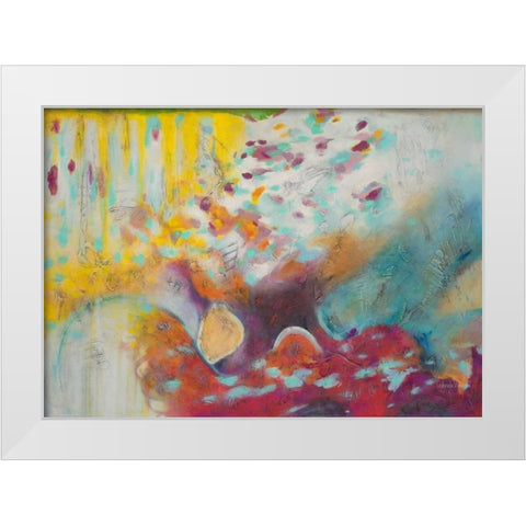 Ray of Light White Modern Wood Framed Art Print by Villarreal Villarreal, Gabriela