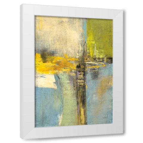 Century Light 1 White Modern Wood Framed Art Print by Villarreal Villarreal, Gabriela