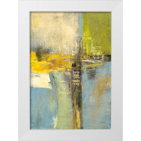 Century Light 1 White Modern Wood Framed Art Print by Villarreal Villarreal, Gabriela